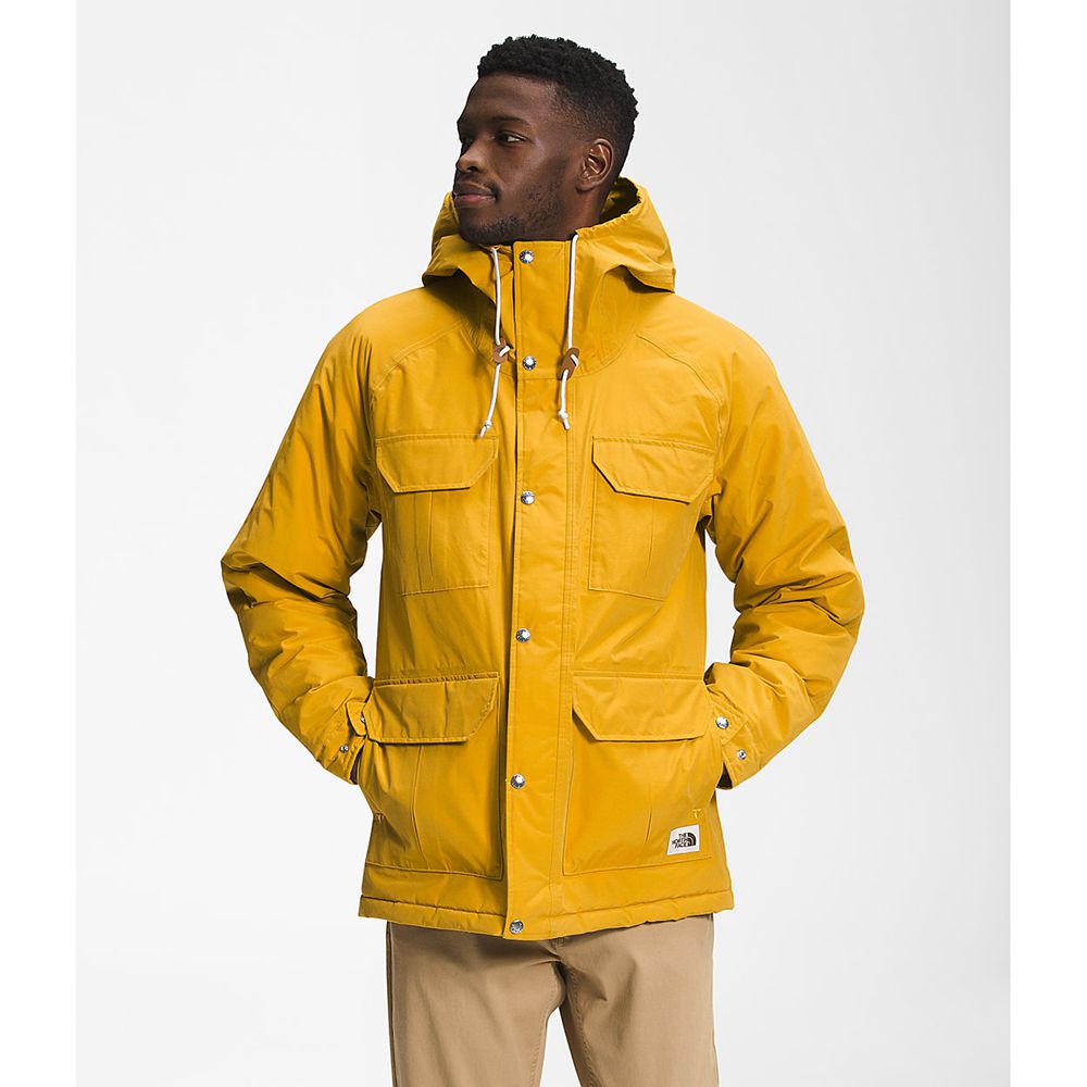 The North Face Parka Mens Australia - The North Face Thermoball™ Dryvent™ Mountain Yellow / Brown (A